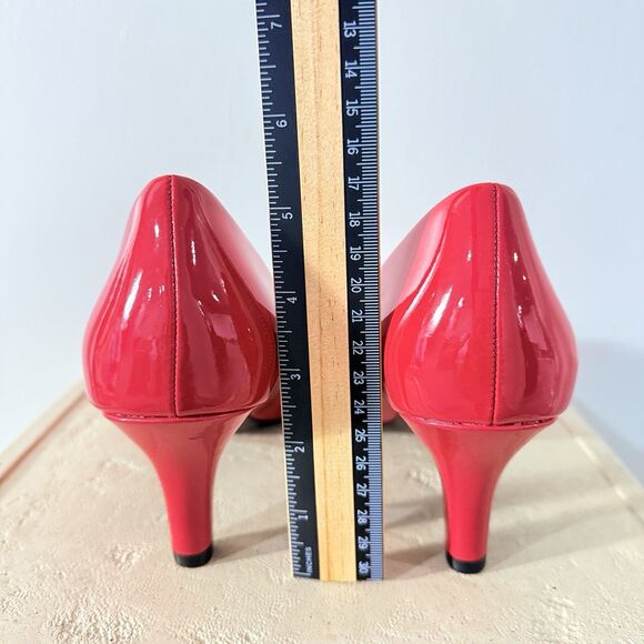 LifeStride Women's Parigi Red Fire Dress Pump Cushioned Flex Sole Shoes 10M NIB - Picture 10 of 13